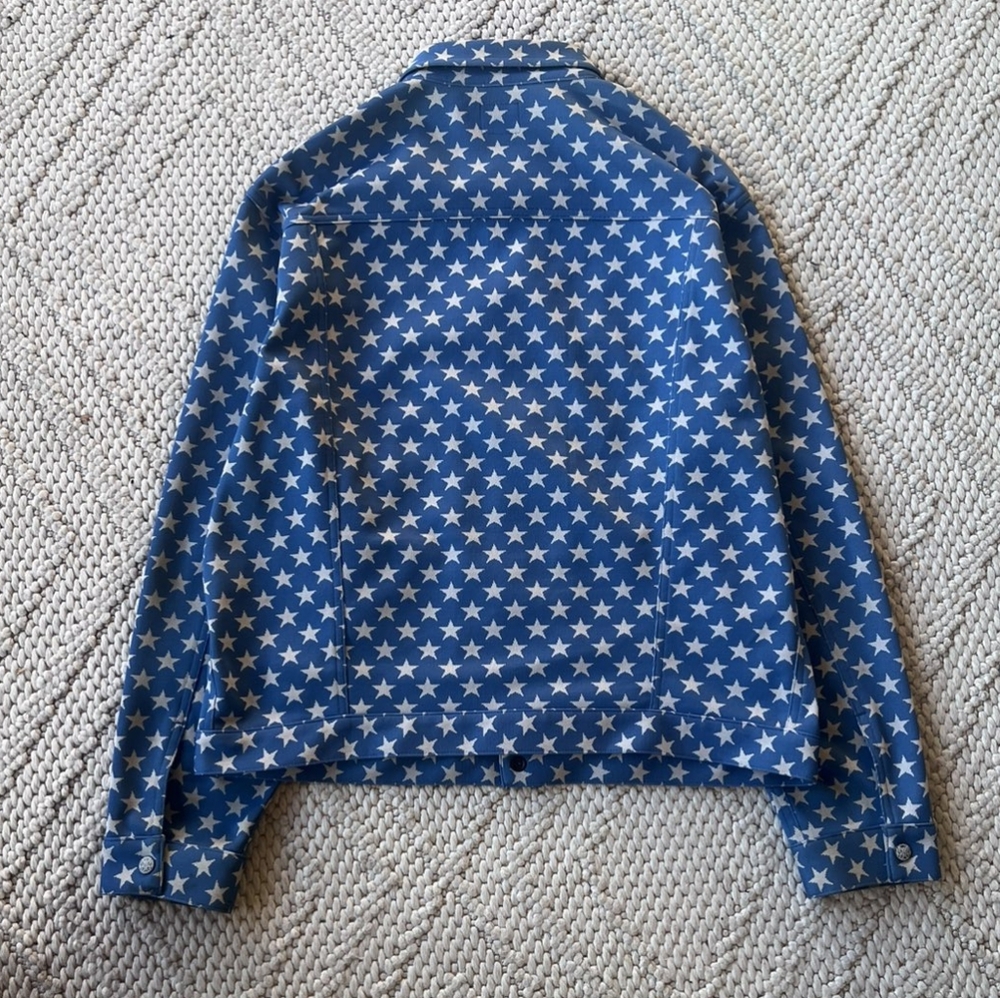 Needles SS23 'Penny Jean' Blue Lightweight Button Up Jacket - Picture 5 of 7